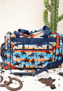 Sunset Cowboy Duffle Bag