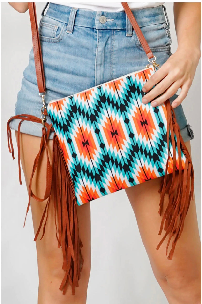 Fire Blue Crossbody