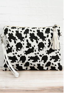 NEW LIMITED TIME!!Don’t cross me or my cows cowprint crossbody